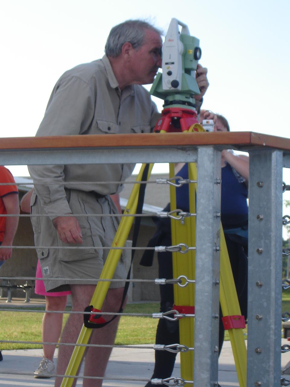 Using a Total Station during a NAS Part III course